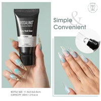 ROSALIND 12-60ML Large Capacity Poly Nail Gel Glitter Extension Crystal Nail Art Fast Builder Hybrid Varnish UV Poly Nail Polish 2
