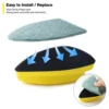 FOSHIO Window Glass Sponge Scrubber Car Wash Cleaning Scraper with Replacement Scouring Pad Auto Detailing Household Cleaner 2
