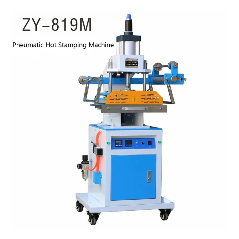 

30*40cm Leather Embossing Machine Pneumatic Gold Hot Stamping Machine Die Indentation ZY-819M