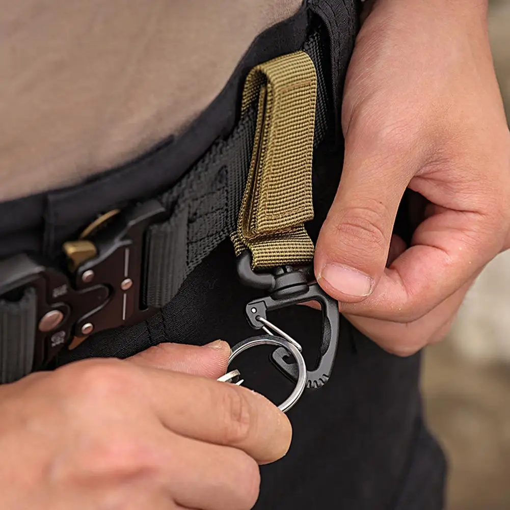 

Шнурок для ключей, лента для крепления, крючок для сумки на открытом воздухе, нейлоновый Многофункциональный практичный D-образный подвесной крючок для сумки