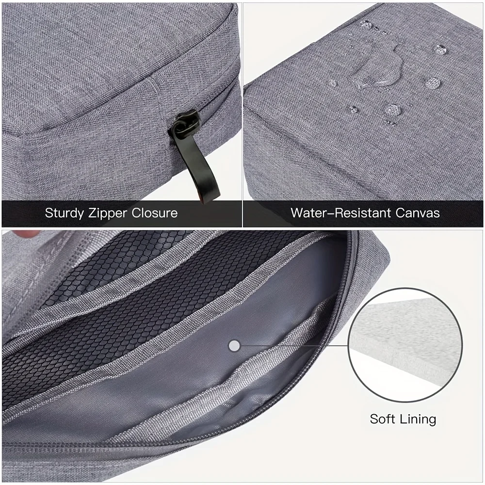 Digital Accessories Storage Bag Portable Waterproof Zipper Travel Carry Organizer thumbnail 8