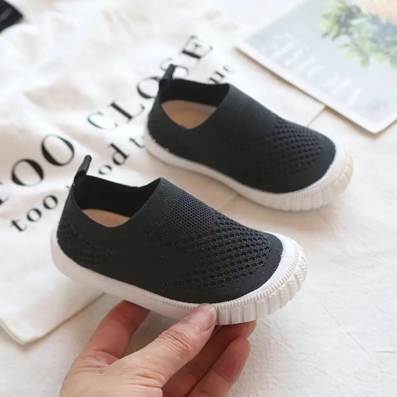 New Spring Summer Mesh Breathable Non-Slip Baby Shoes 6M-36M Boys Girls Sip On Sneakers Casual Sport Shoes First Walkers