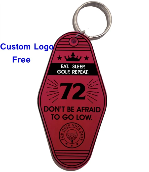 

120PCS Custom Logo Free 50colors Plastics Hotel Motel Movie Key Chains DIY Tag Pendant Keychain Keyring Mail Box Gifts