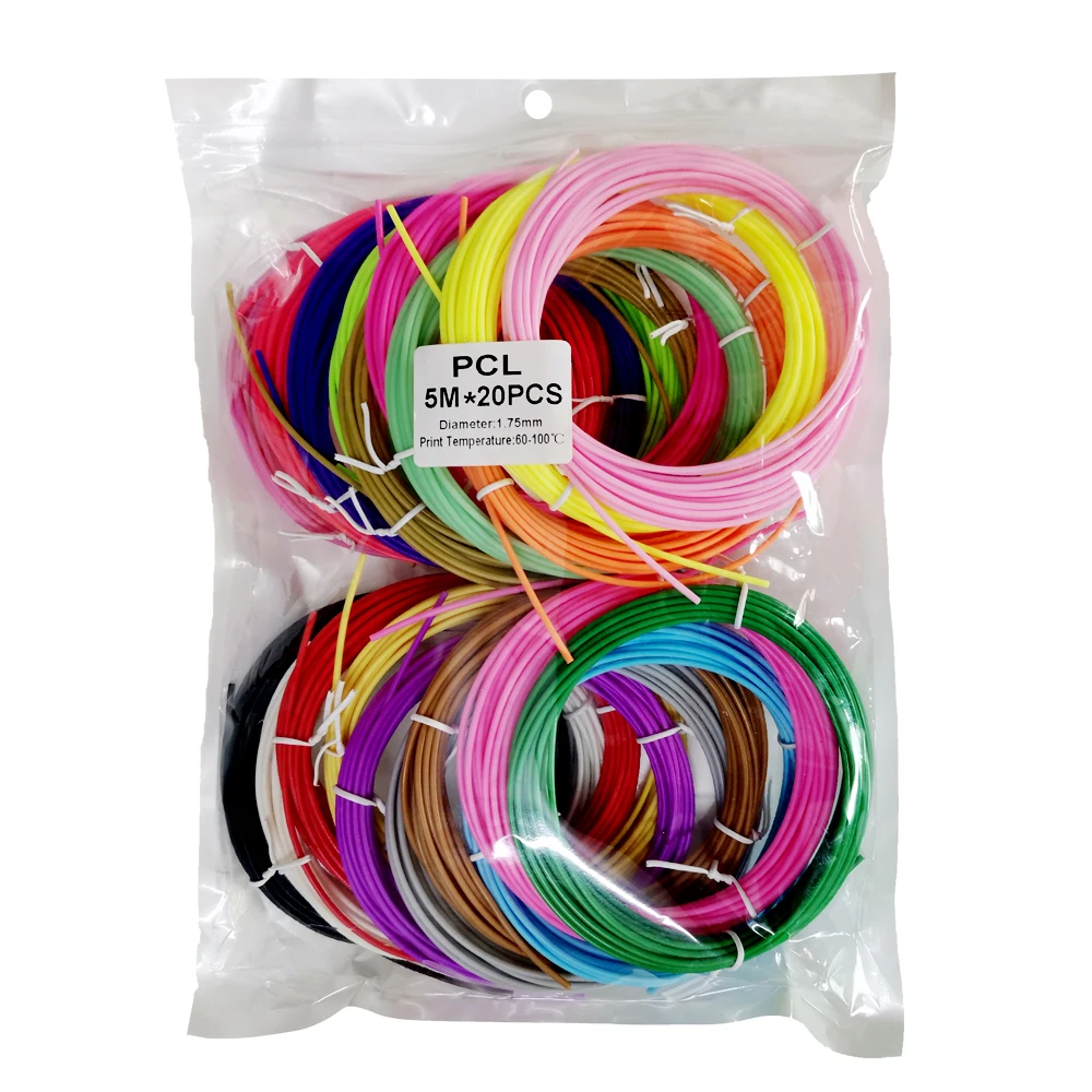 12 Colors 3D Printer Filament 1.75mm/5m ABS 3D Pen MarkerBot