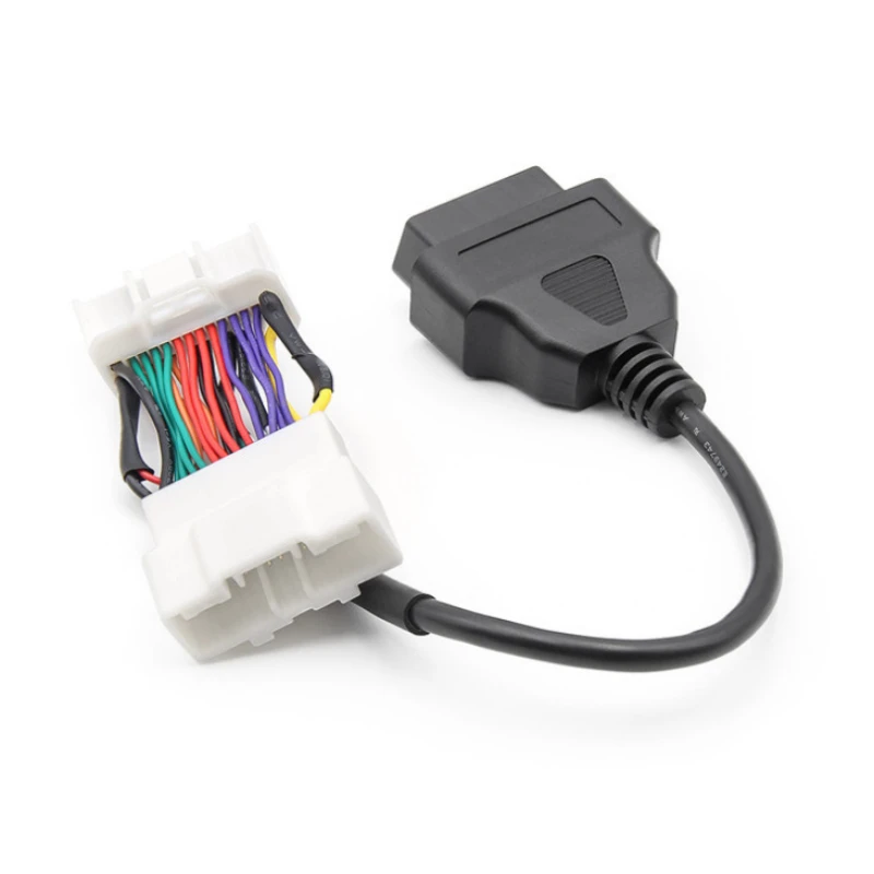 For Tesla Model 3 OBD Cable 12/20/26Pin Male Female to 16Pin Cable for Tesla Model Y Auto Adapter OBD2 Connector 4