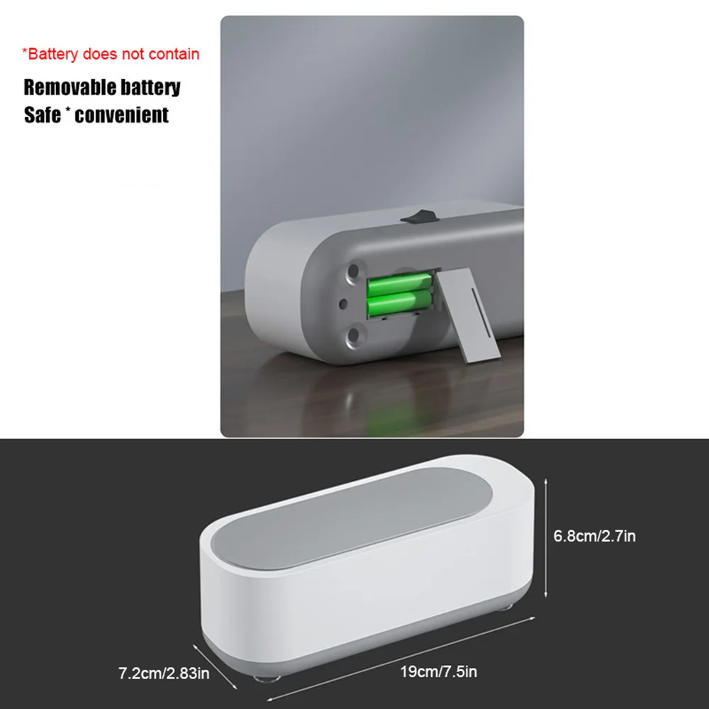 Nettoyeur à ultrasons pour bijoux, outil de nettoyage à ultrasons USB, appareil de nettoyage de lunettes, montre, brosse de maquillage
