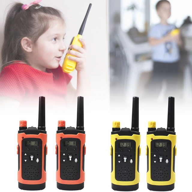 Walkie Talkies For Kids 300M Long Range Two Way Radios Toys For Family Outdoor Adventure Game Voice Interphone Toy Children Gift 2