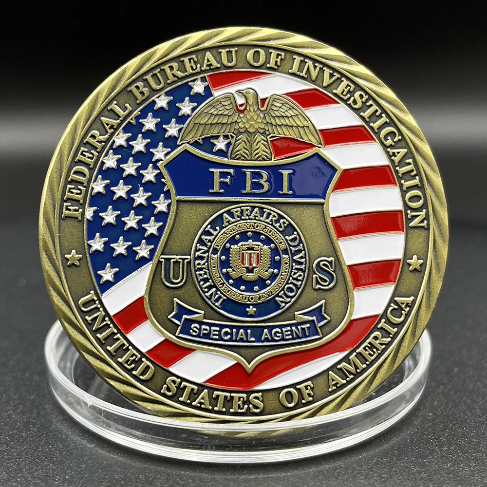 US FBI Special Agent Challenge Coin Collectibles ST. Michael