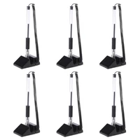 Reception Desk Pen 6pcs Secure Counter Pens with Adhesive Chain and Holder 1