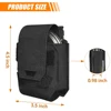 Molle Handcuffs Pouch Shackles Holder Case Quick Draw Universal Handcuff Holster Standard Chain Cuffs Cover Belt Pouch 6