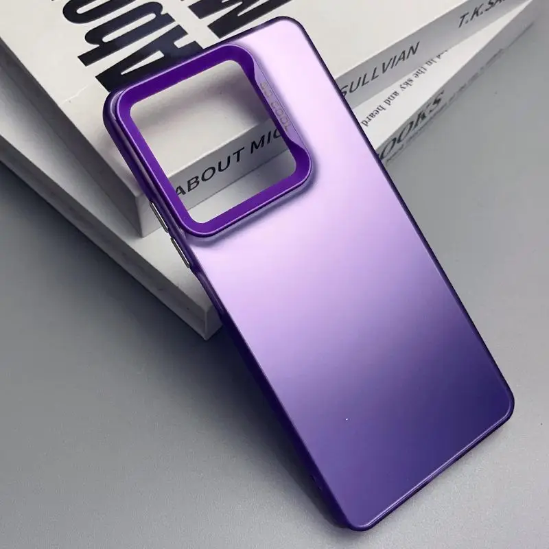 Matte Laser Colorful Shockproof Bumper Armor Phone Case