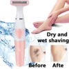 Women Shaver/Trimmer Rechargeable Pubic Hair Trimmer for Arms Legs Underarms Bikini Area, Wet & Dry Painless 1