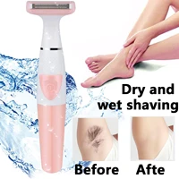Women Shaver/Trimmer Rechargeable Pubic Hair Trimmer for Arms Legs Underarms Bikini Area, Wet & Dry Painless 1