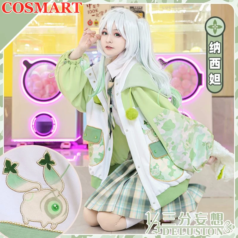 Cosmart Anime Game Genshin Impact Nahida Fashion Daily Casual Coat Top