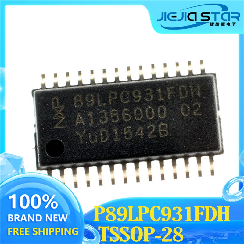 Electronics 2023+ P89LPC931FDH P89LPC931 89LPC931FDH TSSOP-28 SMD 8-bit Microcontroller-MCU 3~10PCS Free Shipping ICs