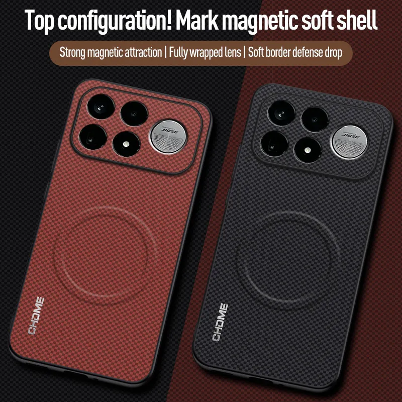 Enhanced Magnetic Holder TPU Silicone Phone Case with Built-in Car Mount