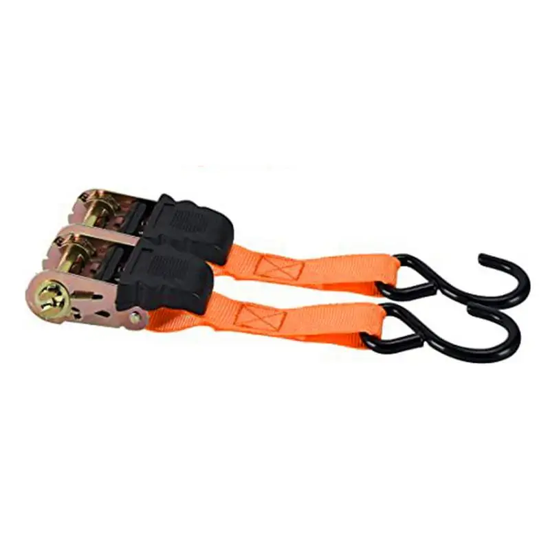 

Ratchet Tie Down Lashing Cargo Straps With 1000lb Break Strength Portable Auto Luggage Trailer Ratchet Tie Down Strap For Car