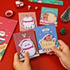 5Pcs/Lot Kawaii Cartoon Little Bear Christmas Post Sticky Notes Cute Bear Sled Snowmen Memo Pad School Office Pasted Notebook 2