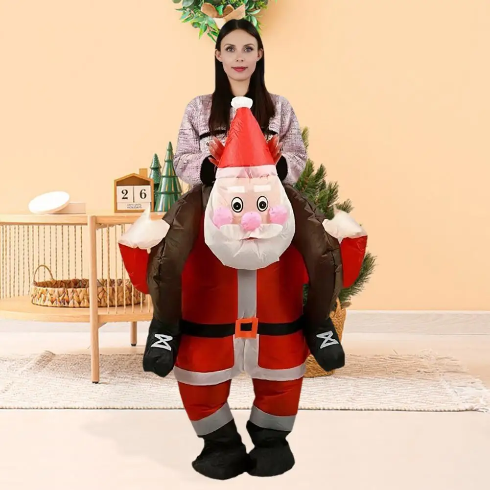 New Christmas Adult Riding-Santa Claus Inflatable Costumes