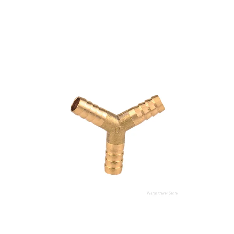 Brass splicer pipe fitting hose pipe fitting pipe fitting water pipe fitting tee adapter water faucet adapter T X Y U type hose barb 4mm 6mm 8mm 10mm 12mm copper barbed connector joint coupler adapter