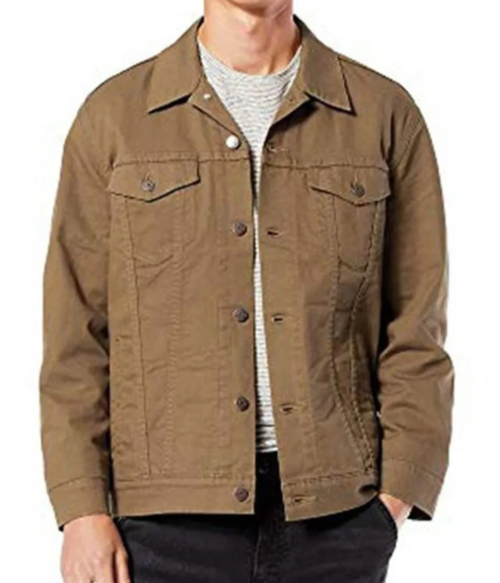 MeiMei Homemade Alan Ritchson Reacher Brown Jacket alan wake pc