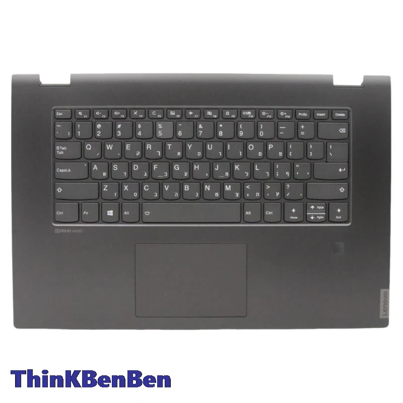 

Черный чехол с клавиатурой HB, иврит, ил, Израиль, подставка для рук, чехол для Lenovo Ideapad Flex C340 15 15IIL 15IWL 15IML 5CB0S17583