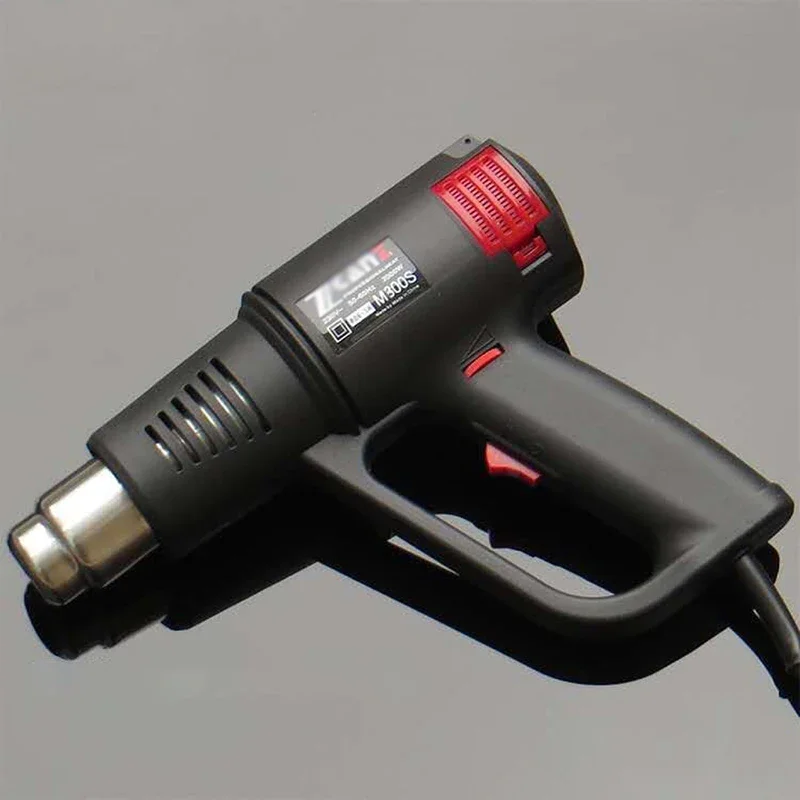 Heat Gun 2000W Heavy Duty Hot Air Gun Variable Temperature Control with 2-Temp Settings, 50- 550C for Crafts, Shrinking PVC 2
