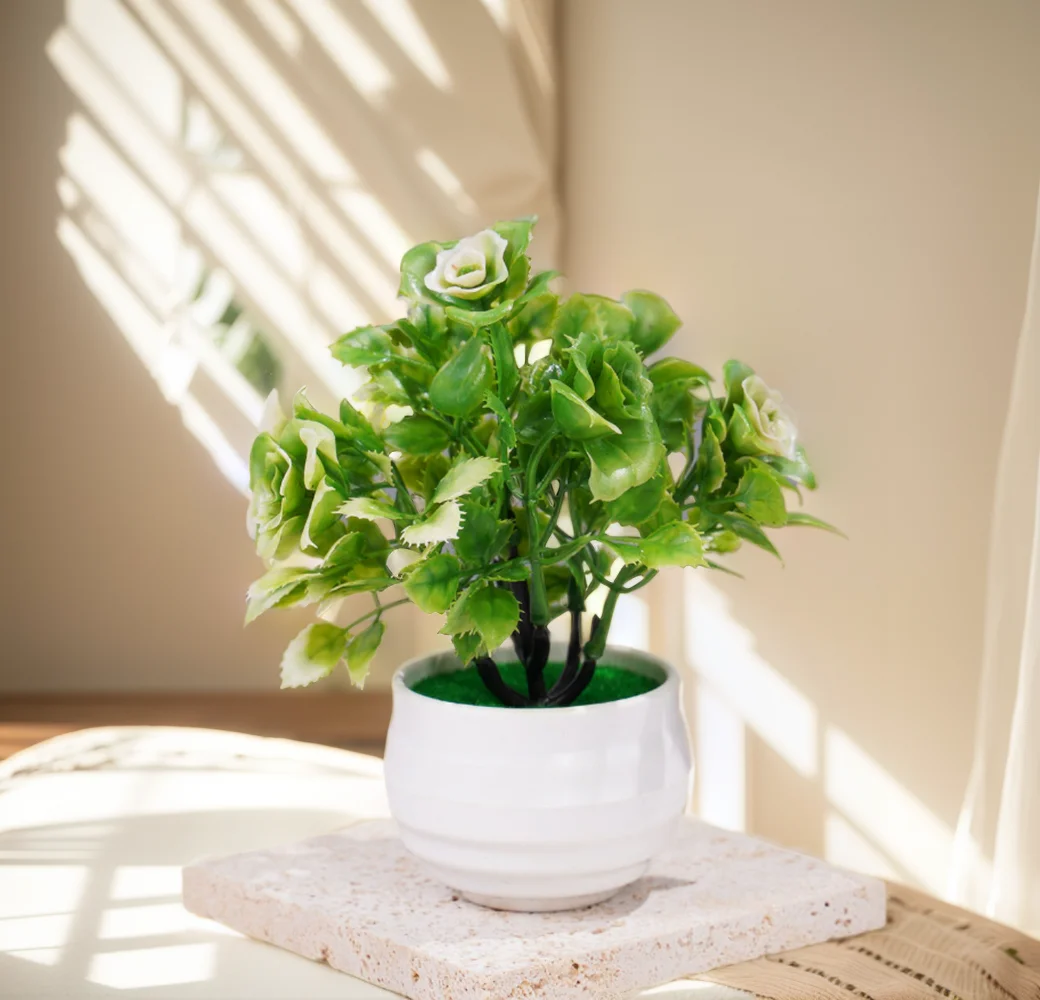 Miniature Artificial Bonsai Tree for Office and Home Decor