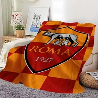 Football club A-Associazion R-Roma Blanket Skin friendly comfort warm plush blanket suitable sofa living room office bedroom 1