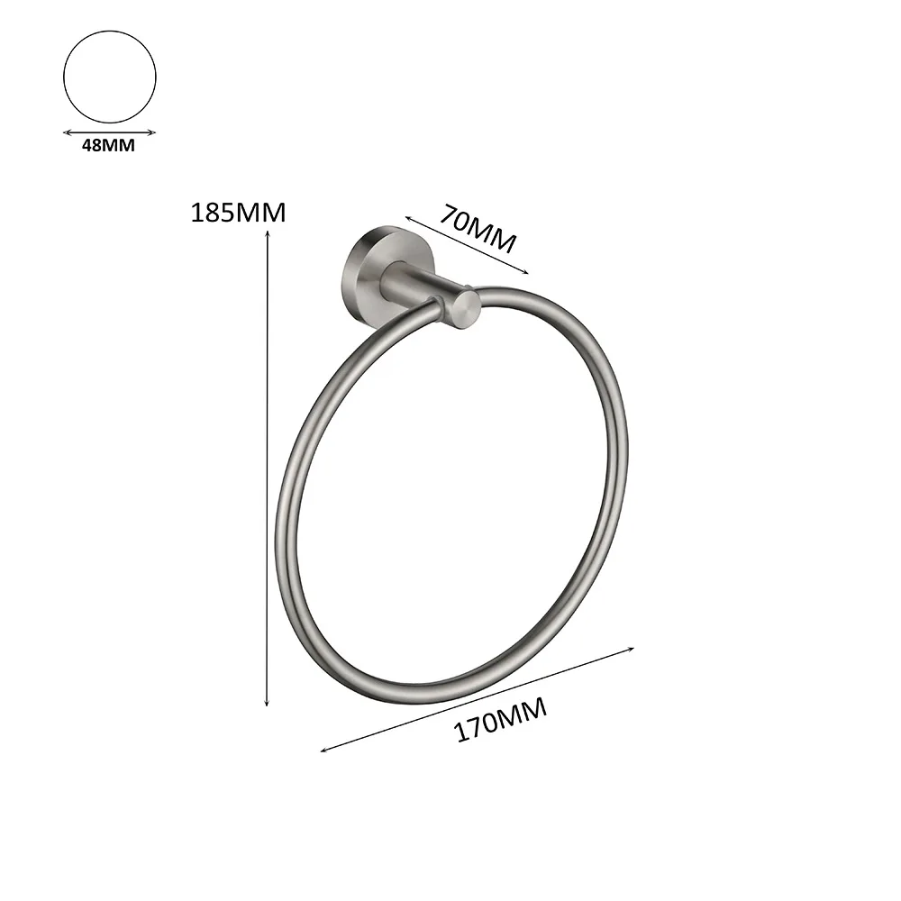escovado matte black chrome banheiro hardware 01