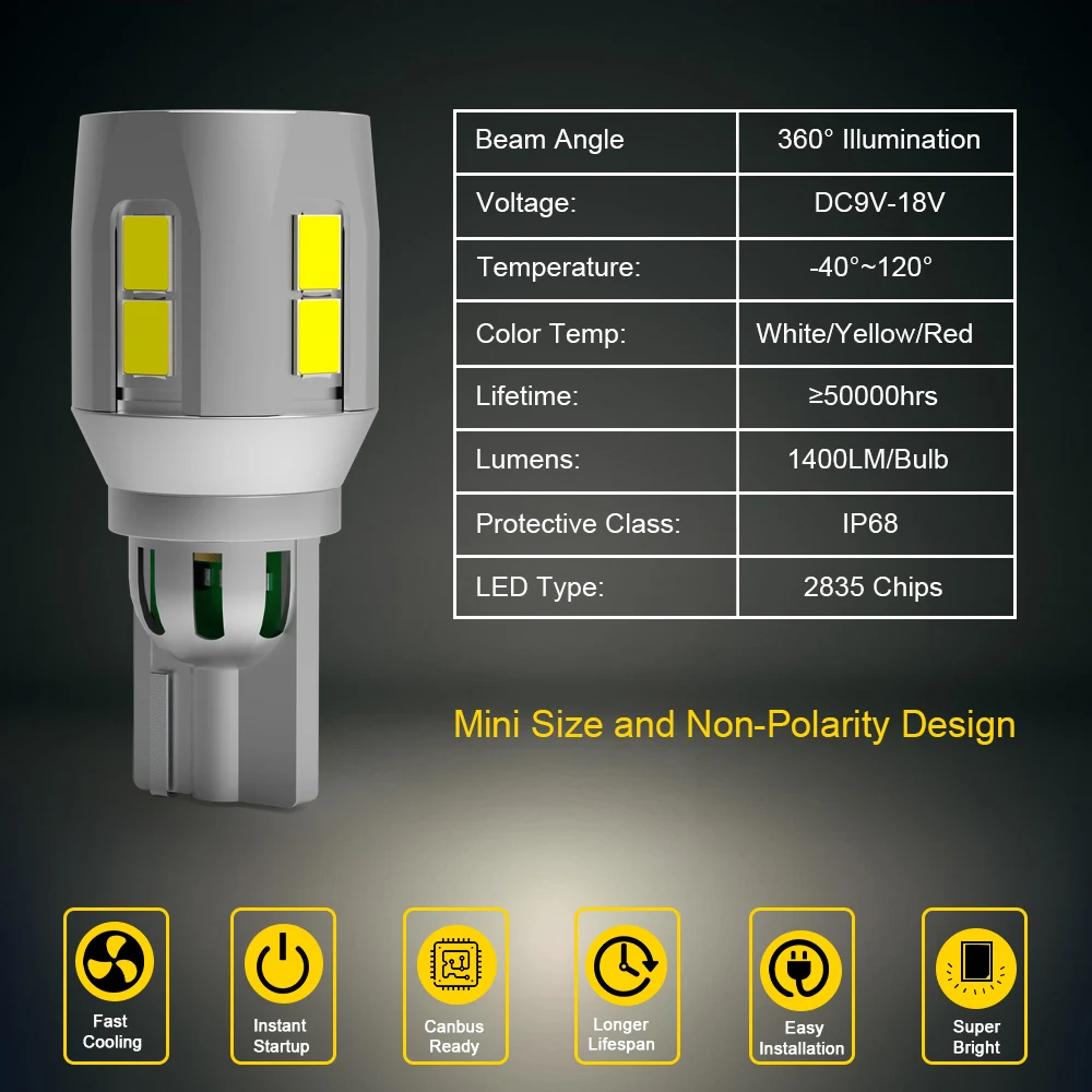 BMTxms 2X LED   , W16W T15 ĵ,  ֶ󸮽  i10, i20, i30, i40, ix20, ix35, Ÿ 2, 3, 4, ҳŸ 5, 6 