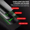 10m High-precision carbon steel tape measure, self-locking fluorescent tape, wear-resistant option with automatic locking 5