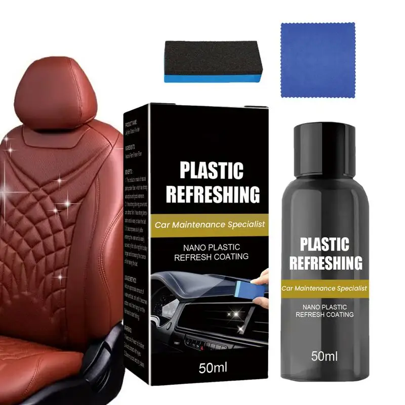 

Coating Agent Car Interior Restorer 50ml Multi-functional Coating Renewal Agent High Protection Quick Car Coating For Dashboard