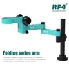 RF4 RF-FO19 Stereo Microscope Articulating Arm Rotatable Universal Both Arms Stand Telescopic 360  Lifting Maintenance Detection 1