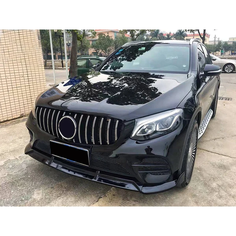 Front Bumper Lip Body Kit Spoiler Splitters Diffuser Trim For Mercedes Benz  GLC X253 C253 Coupe GLC200 GLC260 GLC300 2016-2019 - AliExpress