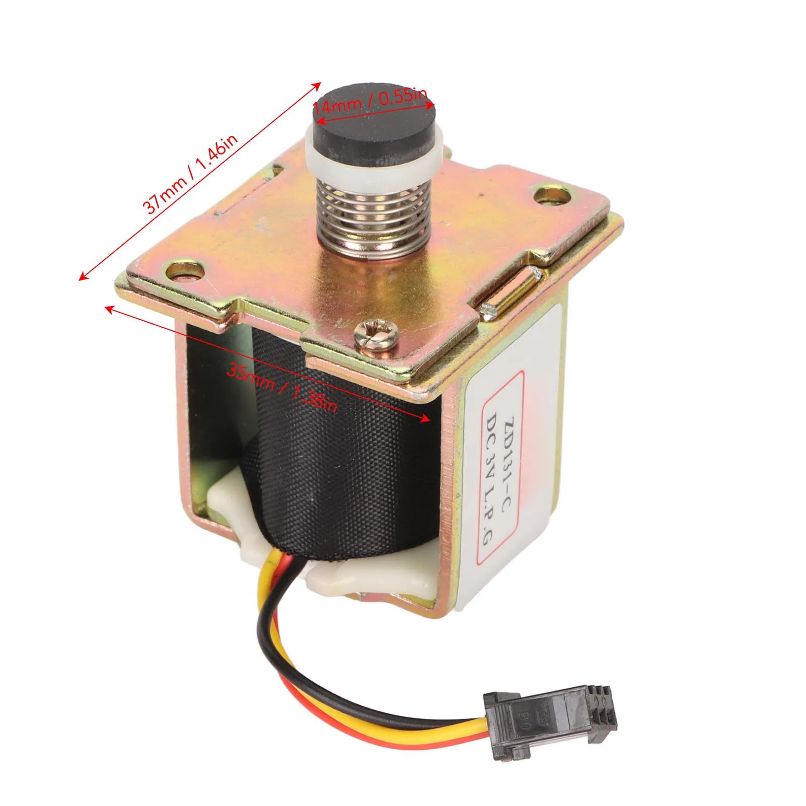 Gas Water Heater Inlet Valve Solenoid Valve, Heater Electromagnetic Valve Gas Inlet Intake Safe Accurate Control Accessories 3V