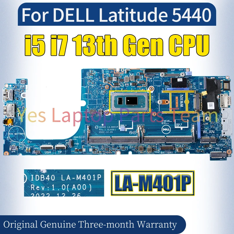 IDB40 LA-M401P Para Dell Latitude 5440 Laptop Mainboard SRMLZ i5