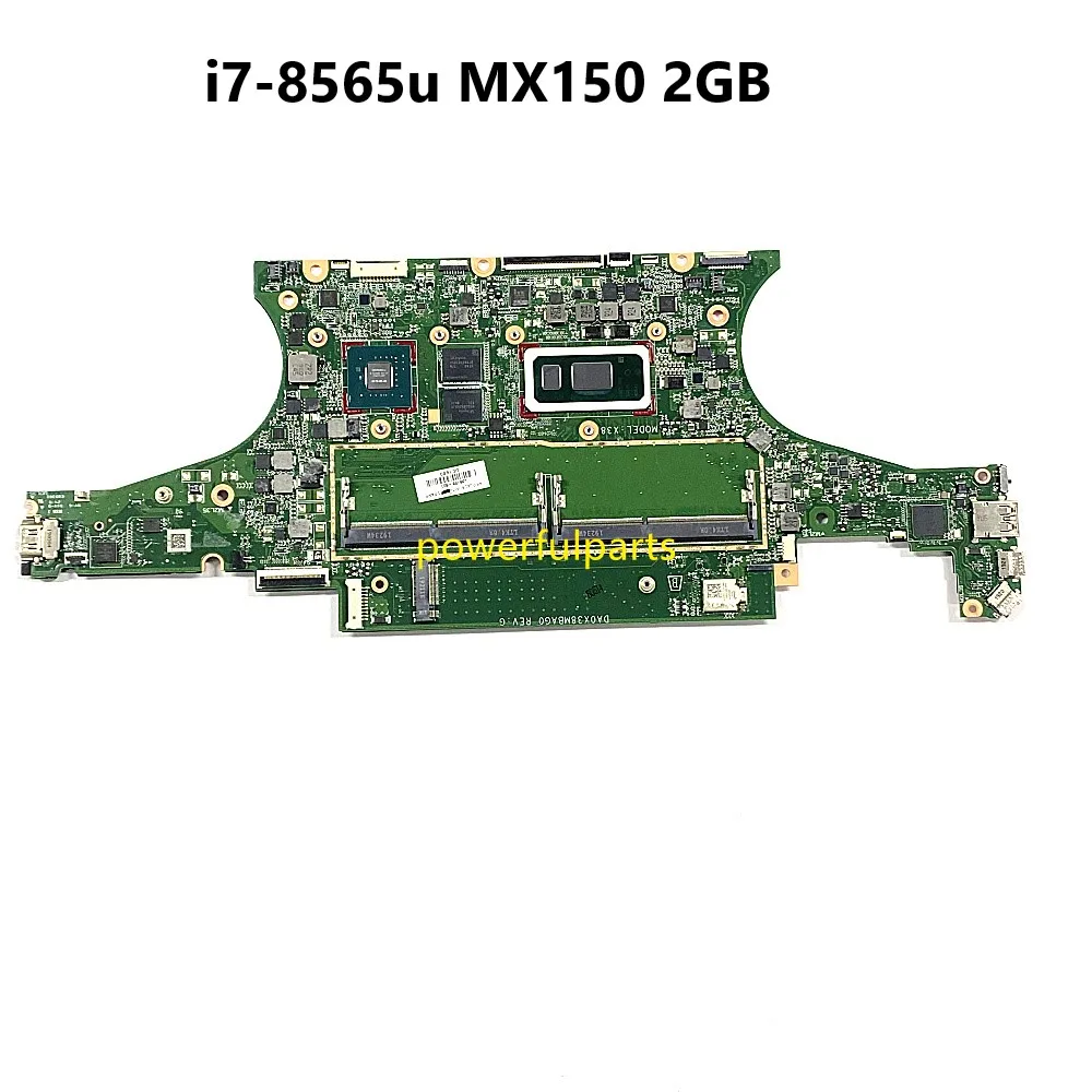 

100% Working For Hp Spectre X360 15-DF Motherboard L38128-601 DA0X38MBAG0 DA0X38MBAF0 i7-8565U MX150 2GB Tested Ok