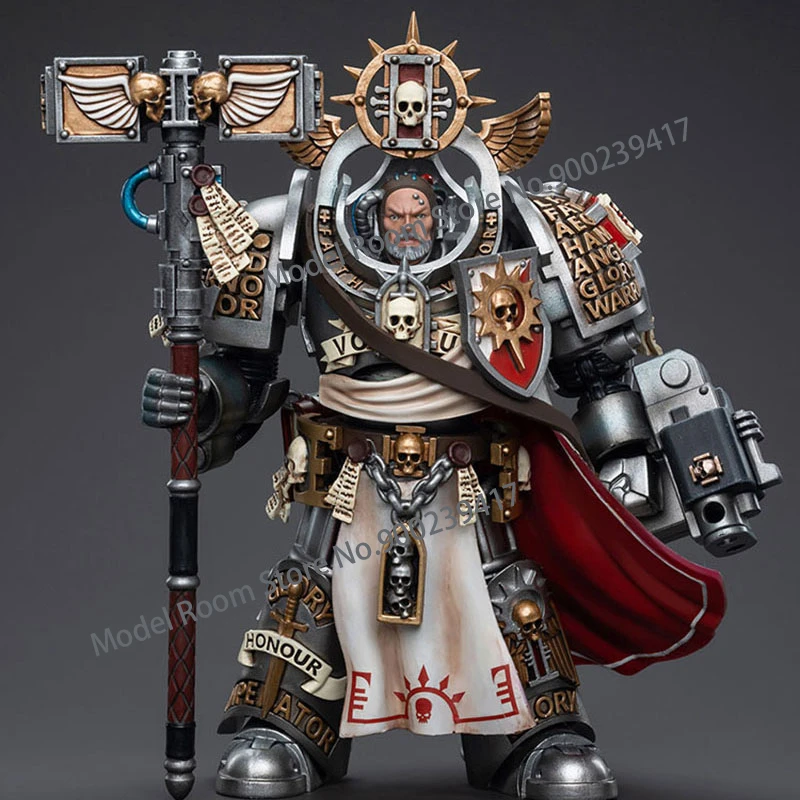

JOYTOY 1/18 Grey Knights Grand Master Voldus Action Figure Warhammer 40K Military Soldier Figure Model Toy for Collection