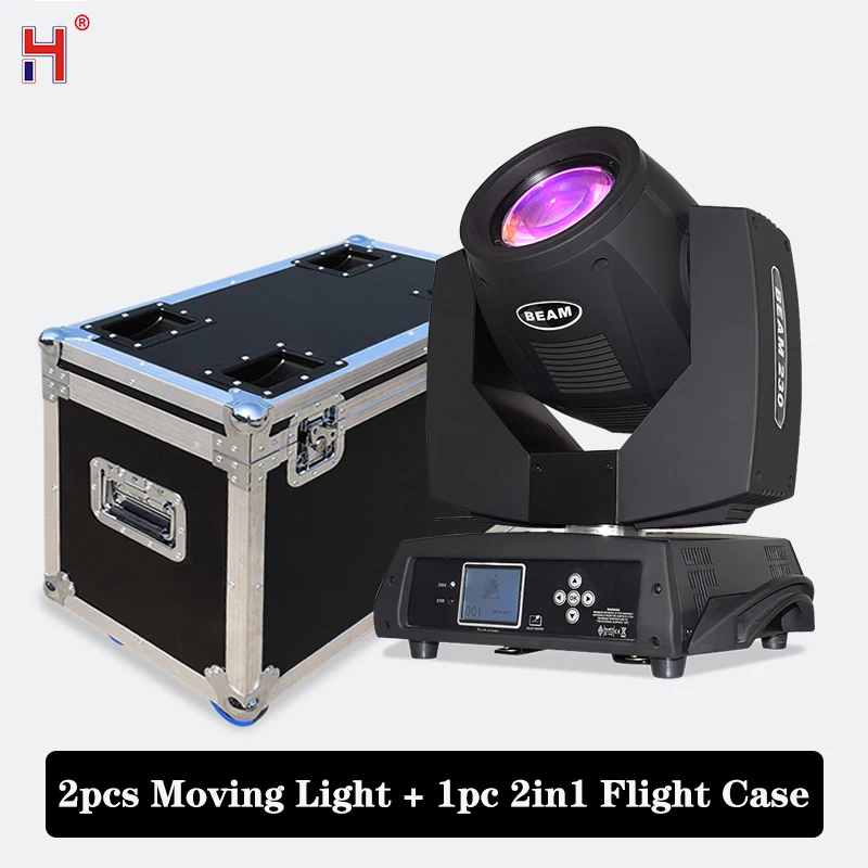 Lyre Beam Stage Lighting 230W 7R High Power Moving Head Dj Lights Equipment Con Flight Case Dxm Party Show Disco Bar Light