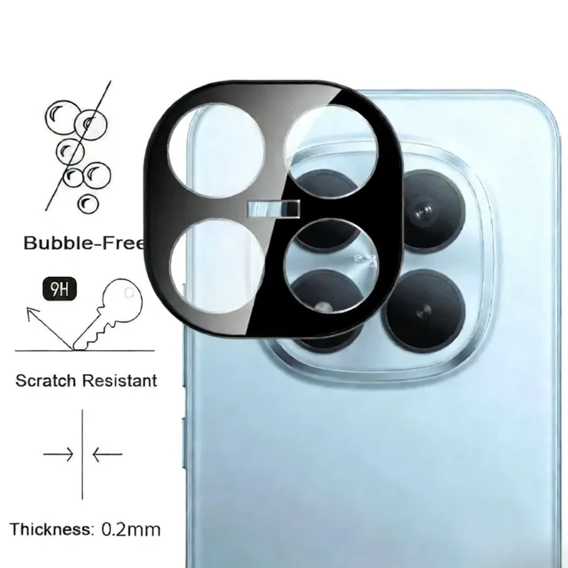3D Curved Screen Camera Protector Cover - 2-Pack