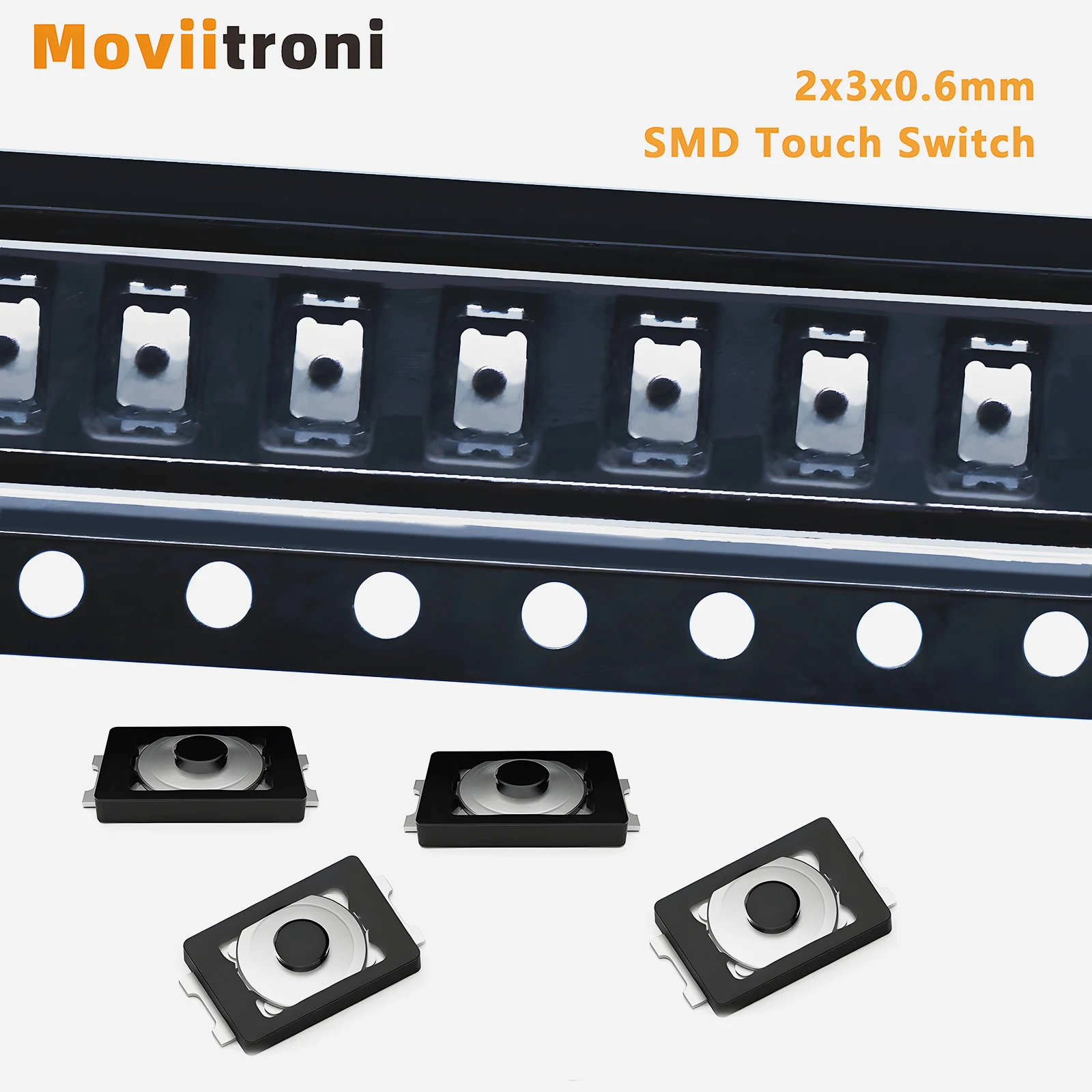 10/50/100/200pcs 2x3x0.6mm Micro Switches U Tactile Push Button Switch Tact 4 Pin SMD Mini Thin Film Key Light Touch Switch