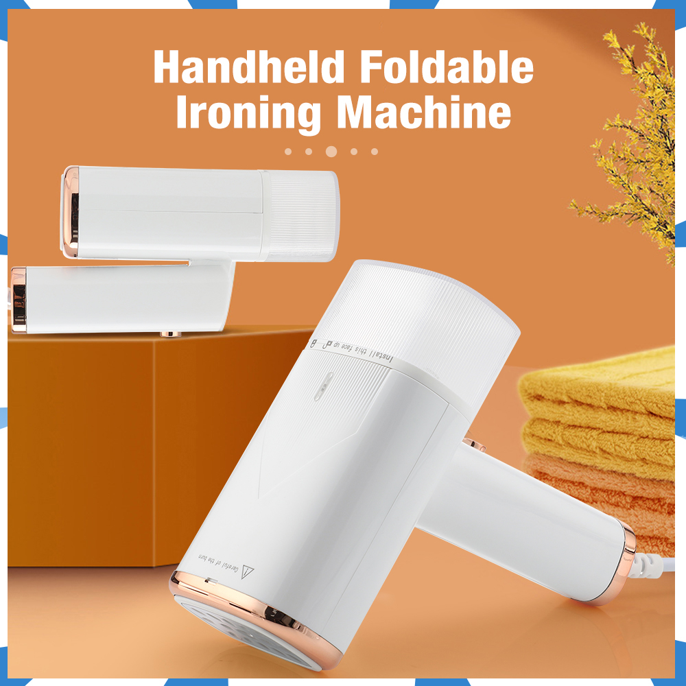 Handheld Foldable Ironing Machine Portable Small Steam 180Â° Flat 90Â° Garment Ironing for Travel and Home Use