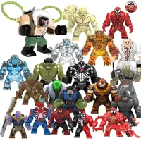 Disney Building Blocks Mini Model Figures Big Goblin Spiderman Iron Man Venom Captain Hawk Deadpool Technic Armor City Gift Toys 1