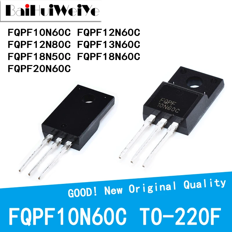 

10PCS/LOT FQPF10N60C FQPF12N60C FQPF12N80C FQPF13N60C FQPF18N50C FQPF18N60C FQPF20N60C FQPF10N80C TO-220F Good Quality Chipset