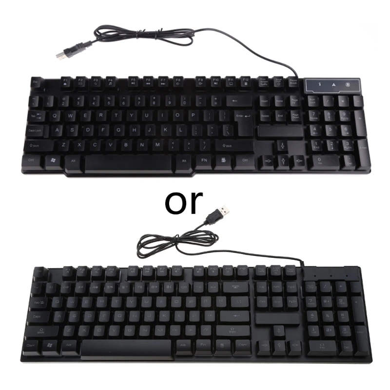 Teclado Mecânico com Fio Usb do Gamer do Sentimento do Teclado 104 do Jogo para o Computador - Imagem 6
