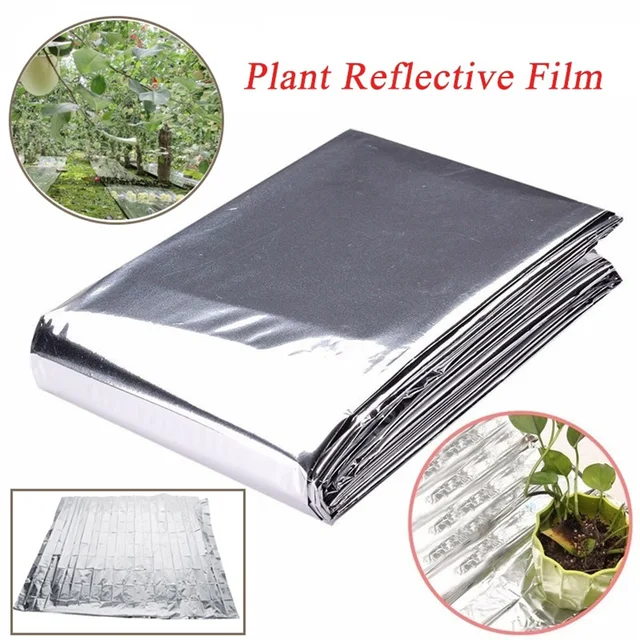 1/2/3 db Ezüst Mylar Nagyon Fényvisszaverő Filmek 210X120Cm A Növekvő Sátor Szoba Kerti Üvegházhatású Gazdálkodás Növeli Növény Növekedését - Image 6