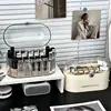 20 Slots Lipstick Holder Display Case With Lid Lipstick Organizer Storage with Dust Lid Clear Acrylic Cosmetic Makeup Organizers 2