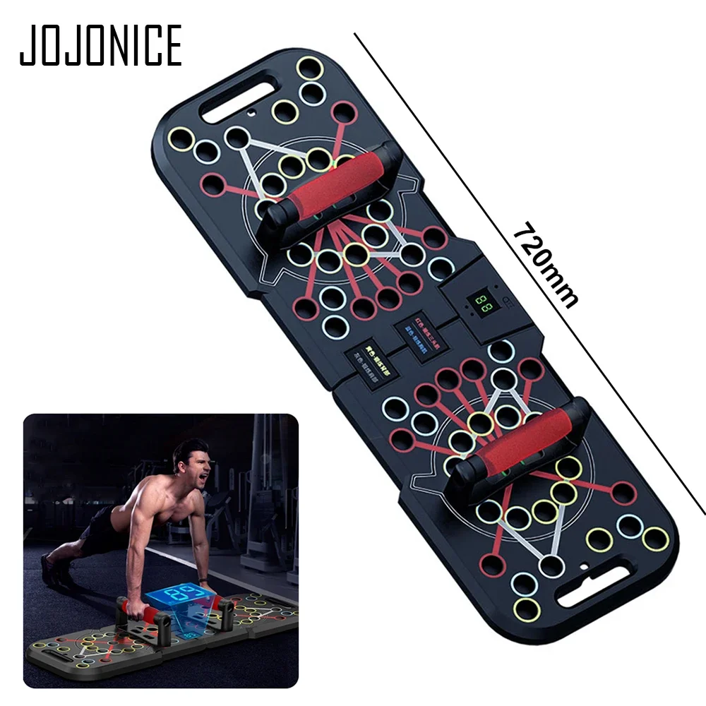 Electronic Push Up Board Chest Muscle Exercise Training Multifunctional Counting Push Up Stands Portable Fitness Equipment Home