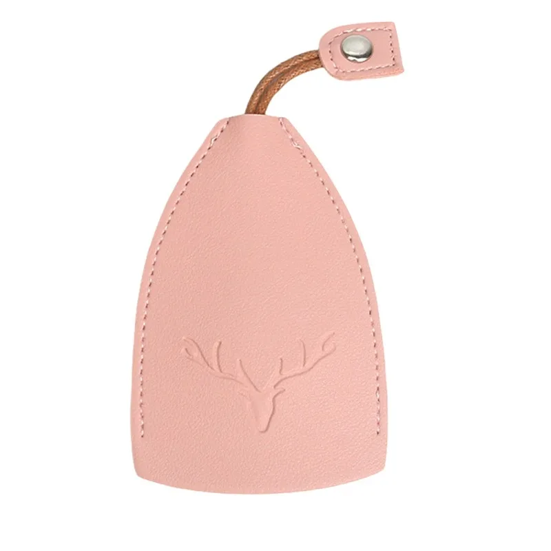 Cute PU Leather Pull Type Key Bag Unisex Keychain Pouch Mini Universal Car Key Holder Case Cartoon Soft Key Wallets Housekeepers